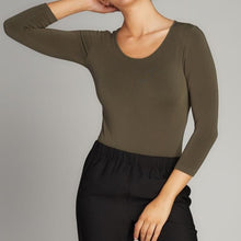 Load image into Gallery viewer, Bamboo 3/4 Sleeve Body Suit