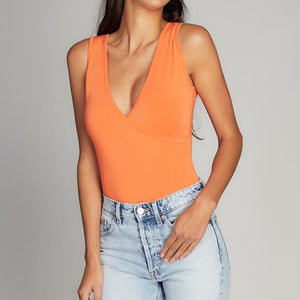 Bamboo Sleeveless Wrap Body Suit