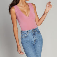 Load image into Gallery viewer, Bamboo Sleeveless Wrap Body Suit