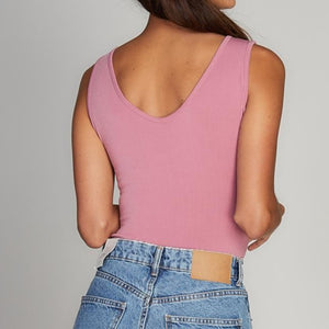 Bamboo Sleeveless Wrap Body Suit