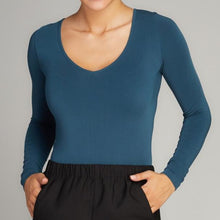 Load image into Gallery viewer, Bamboo V Neck Body Suit