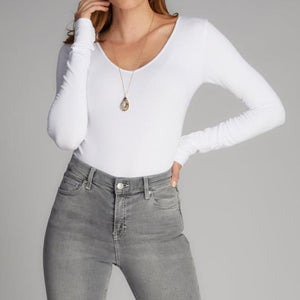 Bamboo V Neck Body Suit