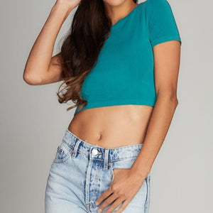 Bamboo S/S Crop Top