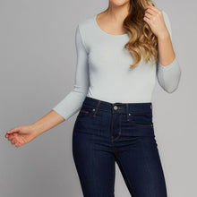 Load image into Gallery viewer, Bamboo 3/4 Sleeve Scoop Neck Top