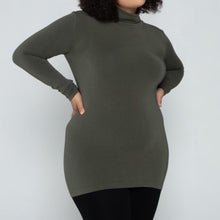 Load image into Gallery viewer, Bamboo Plus Size Turtleneck Top