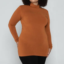 Load image into Gallery viewer, Bamboo Plus Size Turtleneck Top