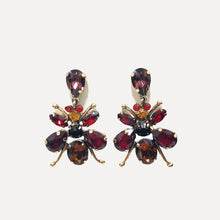 Load image into Gallery viewer, Crystal Bug Earring