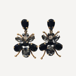 Crystal Bug Earring