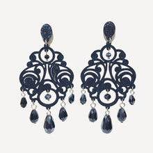 Load image into Gallery viewer, Shimmer Drop Tassel Earring