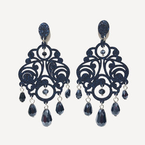 Shimmer Drop Tassel Earring
