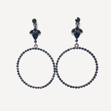 Load image into Gallery viewer, Big Hoop Crystal Earring